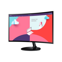 Monitor - Samsung 24" Full HD Black