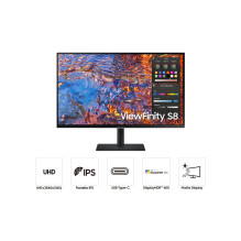 Monitor - Samsung Ls32b800pxu 81.3 cm (32") 3840 x 2160 pixels