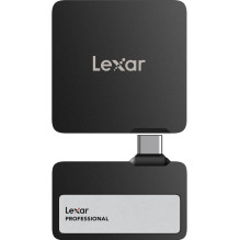 External SSD, LEXAR, Professional Go Portable, 1TB, USB 3.2, Write speed 1000 MBytes / sec, Read speed 1050 MBytes / sec