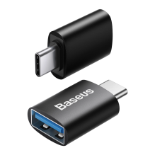 Baseus Ingenuity Series USB-C į USB-A 10Gb/s adapteris – juodas