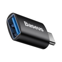 Baseus Ingenuity Series USB-C į USB-A 10Gb/s adapteris – juodas