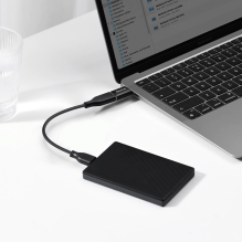 Baseus Ingenuity Series USB-C į USB-A 10Gb/s adapteris – juodas