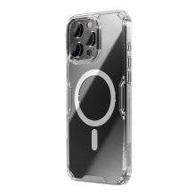 Nillkin Nature Pro Magnetic Case with MagSafe for iPhone 16 - Transparent &amp; White