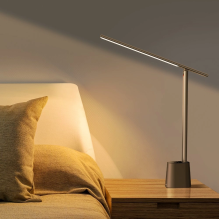 Baseus Smart Eye belaidė LED stalinė lempa su baterija 2200 mAh pilka (DGZG-0G)