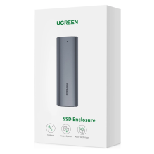 Ugreen kietojo disko vieta M.2 B-Key SATA 3.0 5Gbps pilka + USB tipo C laidas (CM400)