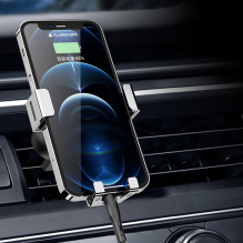 Gravity smartphone car holder for air vent blue (YC12)