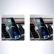 Gravity smartphone car holder for air vent blue (YC12)