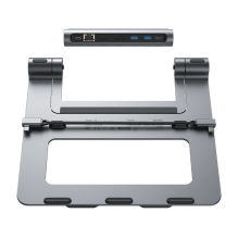 Acefast HUB multifunctional laptop stand USB Type C - 2x USB 3.2 Gen 1 (3.0, 3.1 Gen 1) / TF, SD / HDMI 4K@60Hz / RJ45 1