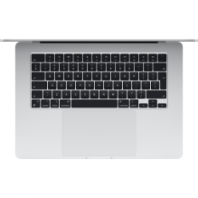 15 colių MacBook Air: Apple M3 lustas su 8 branduolių CPU ir 10 branduolių GPU, 24 GB, 512 GB SSD – sidabrinis, modelis 