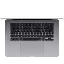 15 colių MacBook Air: Apple M3 lustas su 8 branduolių CPU ir 10 branduolių GPU, 24 GB, 512 GB SSD – Space Grey, modelis 