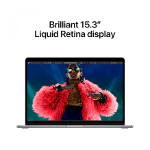 15 colių MacBook Air: Apple M3 lustas su 8 branduolių CPU ir 10 branduolių GPU, 24 GB, 512 GB SSD – Space Grey, modelis 