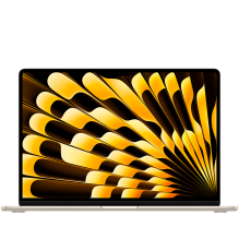 15-inch MacBook Air: Apple M3 chip with 8-core CPU and 10-core GPU, 16GB, 256GB SSD - Starlight,Model A3114