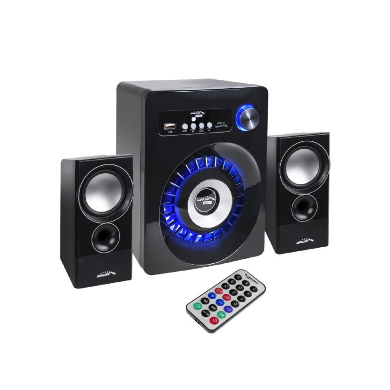 Audiocore AC910 speaker set 10 W PC / Laptop Black Bluetooth