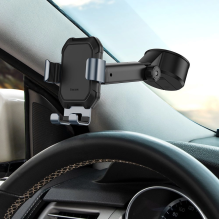 Baseus telescopic gravity car holder for the windshield black (SUYL-TK01)