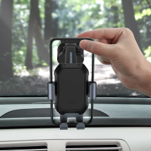 Baseus telescopic gravity car holder for the windshield black (SUYL-TK01)