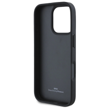 BMW Leather Hot Stamp iPhone 16 Pro Max Case - Black