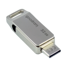 „Flash Drive“ 32 GB USB 3.2 Gen 1 USB / USB C OTG ODA3 Goodram – sidabrinė