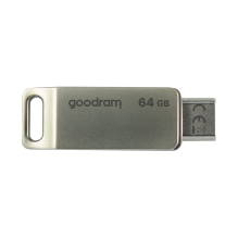 Flash Drive 64GB USB 3.2 Gen 1 USB / USB C OTG ODA3 Goodram - Silver