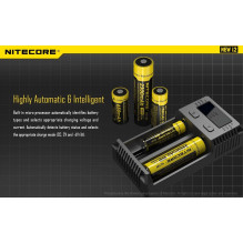 Nitecore New I2 Intellicharger Baterijų Įkroviklis