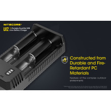 Nitecore UI2 Portable Dual-slot USB Baterijų įkroviklis