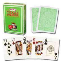 Modiano Texas Poker Hold Em Jumbo Index Žaidimų Kortos (Šviesiai Žalios)