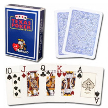 Modiano Texas Poker Hold Em Jumbo Index Žaidimų Kortos (Mėlynos)