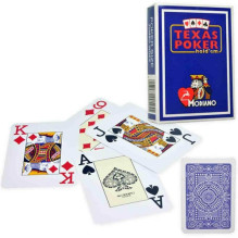 Modiano Texas Poker Hold Em Jumbo Index Žaidimų Kortos (Mėlynos)