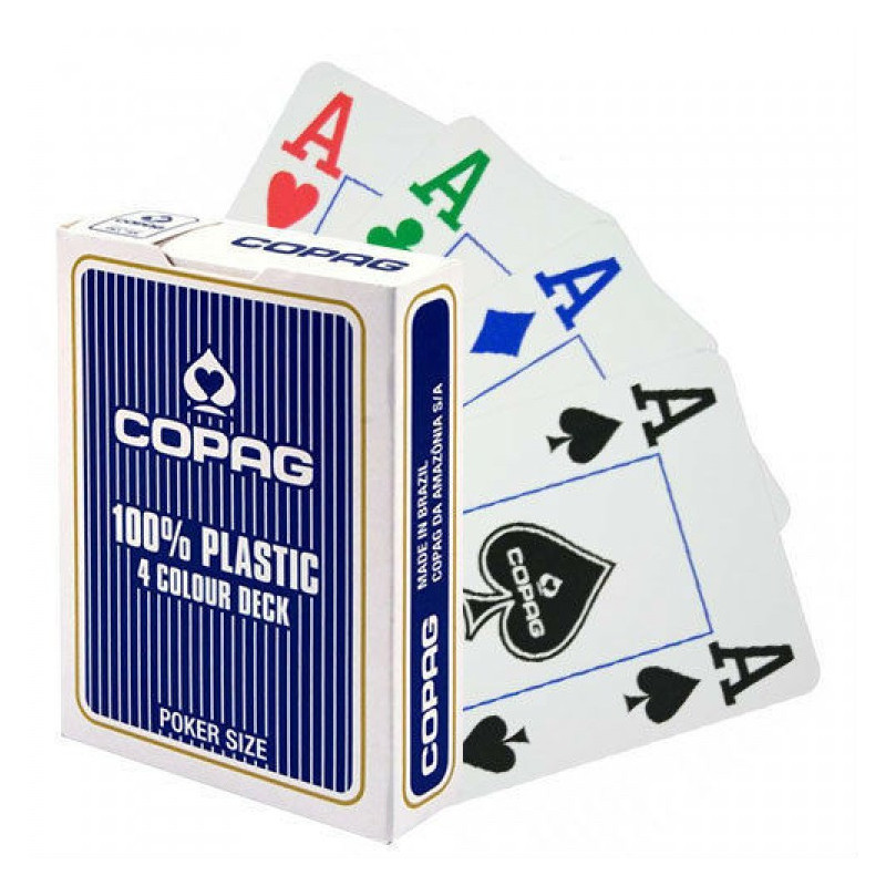 COPAG 4 Color Poker cards (blue)