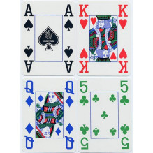 COPAG 4 Color Poker cards (blue)