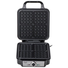 Waffle Maker - Adler AD 3083 4 Wafers 1800W Black/ Silver