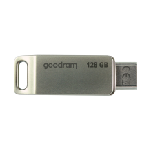 „Flash Drive“ 128 GB USB 3.2 Gen 1 USB / USB C OTG ODA3 Goodram – sidabrinė