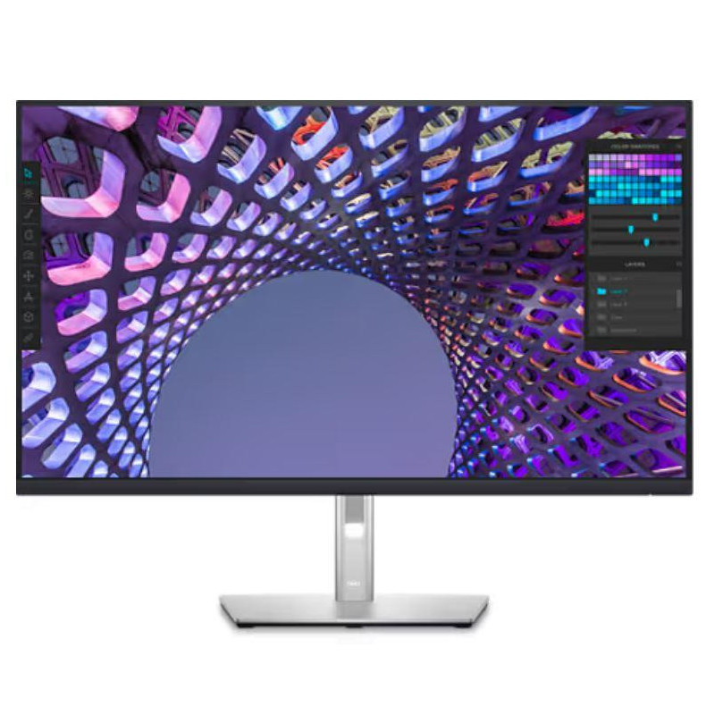 LCD Monitor, DELL, P3223QE, 31.5&quot;, 4K, Panel IPS, 3840x2160, 16:9, 60Hz, 5 ms, Swivel, Pivot, Height adjustable, Ti