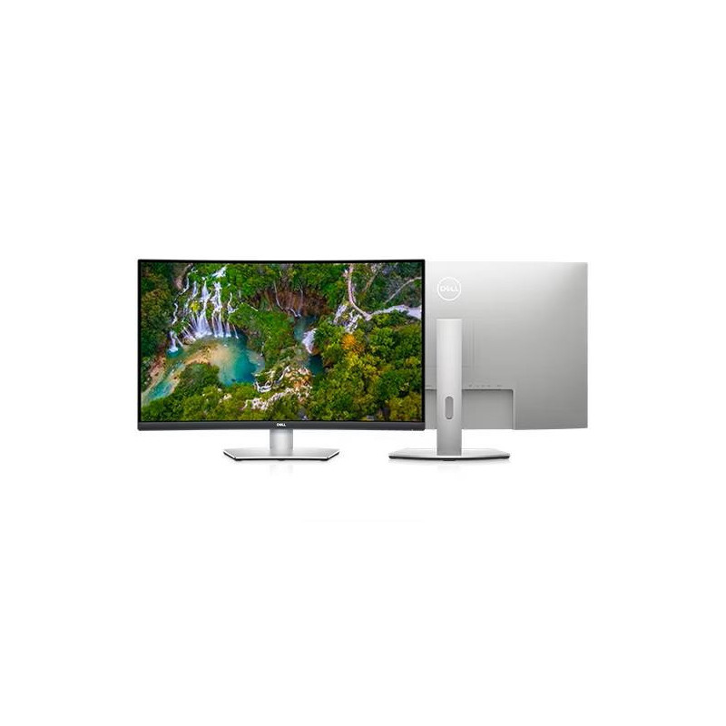 LCD Monitor, DELL, S3221QSA, 31.5&quot;, Business / 4K / Curved, Panel VA, 3840x2160, 16:9, 60Hz, Matte, 4 ms, Speakers,