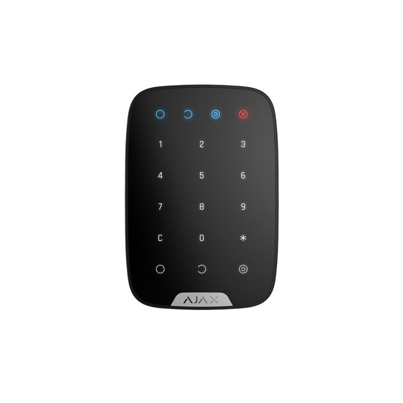 AJAX KeyPad Plus belaidė valdymo klaviatūra (juoda)