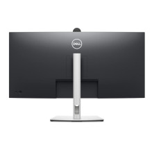 LCD Monitor, DELL, P3424WEB, 34&quot;, Curved / 21 : 9, Panel IPS, 3440x1440, 21:9, 60Hz, 5 ms, Speakers, Camera 4MP, Sw