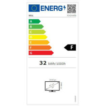 LCD monitorius, DELL, P3424WEB, 34&quot;, lenktas / 21 : 9, skydelis IPS, 3440x1440, 21:9, 60 Hz, 5 ms, garsiakalbiai, k