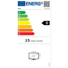 LCD Monitor, DELL, U2424HE, 23.8&quot;, Panel IPS, 1920x1080, 16:9, 120Hz, Matte, 8 ms, Swivel, Pivot, Height adjustable