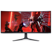 LCD Monitor, DELL, AW3423DW, 34&quot;, Gaming / Curved / 21 : 9, 3440x1440, 21:9, 175Hz, 0.1 ms, Swivel, Height adjustab