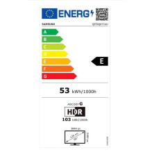 TV Set, SAMSUNG, 50&quot;, 4K / Smart, QLED, 3840x2160, Wireless LAN, Bluetooth, Tizen, Black, QE50Q67CAUXXH