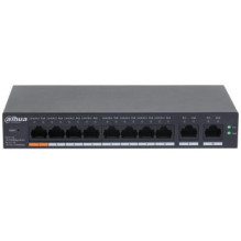 Switch, DAHUA, Type L2, Desktop / pedestal, PoE ports 8, CS4010-8ET-60