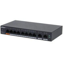 Switch, DAHUA, Type L2, Desktop / pedestal, PoE ports 8, CS4010-8ET-60