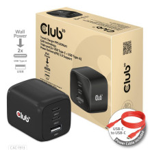 MOBILE CHARGER WALL 3PORT / GAN 65W CAC-1913EU CLUB3D