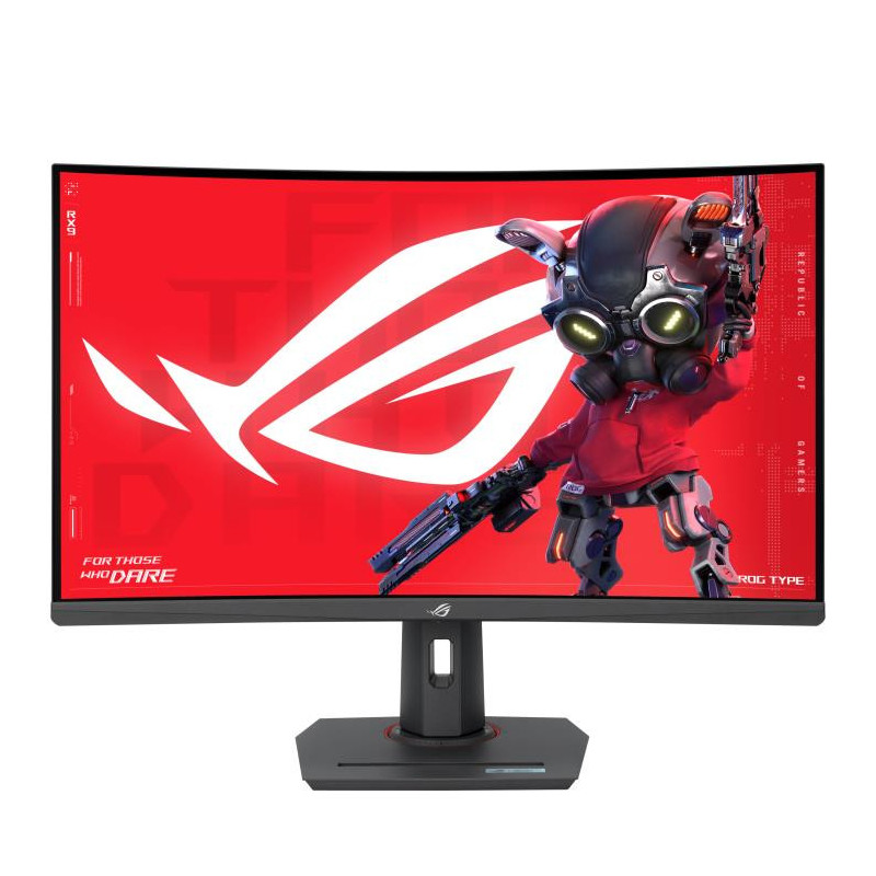 LCD monitorius, ASUS, ROG Strix XG32WCMS, 31,5&quot;, žaidimų / išlenktas, VA skydelis, 2560 x 1440, 16:9, 280 Hz, 1 ms,