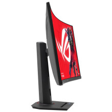 LCD Monitor, ASUS, ROG Strix XG32WCMS, 31.5&quot;, Gaming / Curved, Panel VA, 2560x1440, 16:9, 280Hz, 1 ms, Swivel, Pivo