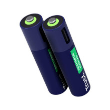 BATTERY RECH. LI-ION AAA 1,5 V / 500 MAH USB-C 2PACK 25585 TRUST