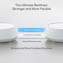 Wireless Router, TP-LINK, Wireless Router, 2-pack, 5000 Mbps, Mesh, Wi-Fi 7, 2x2.5GbE, LAN \ WAN ports 2, Number of ante