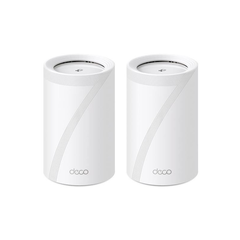 Wireless Router, TP-LINK, Wireless Access Point / Router, 2-pack, 9300 Mbps, Mesh, Wi-Fi 7, USB 3.0, 4x2.5GbE, LAN \ WAN