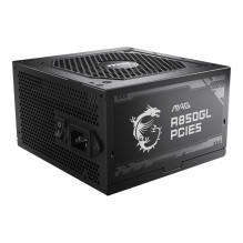 Power Supply, MSI, 850 Watts, Efficiency 80 PLUS GOLD, PFC Active, MAGA850GLPCIE5