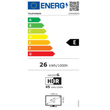 TV Set, TELEFUNKEN, 32&quot;, Smart / HD, 1366x768, Wireless LAN, Bluetooth, Android TV, 32HAG8030