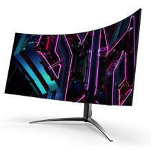 LCD Monitor, ACER, X45BMIIPHUZX, 44.5&quot;, Gaming / Curved / 21 : 9, Panel OLED, 3440x1440, 21:9, 240 Hz, Matte, 0.1 m